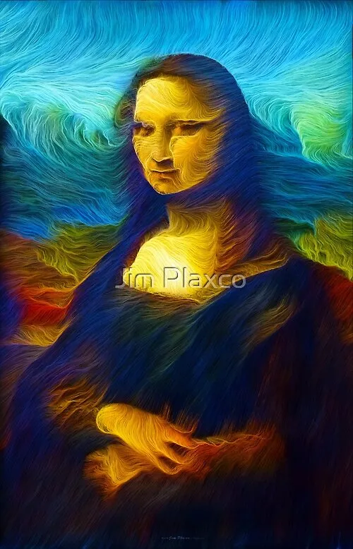 Neon Mona Lisa 