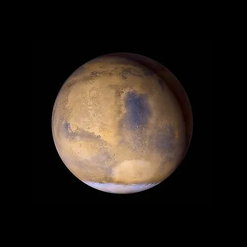 Planet Mars Syrtis Major Hemisphere